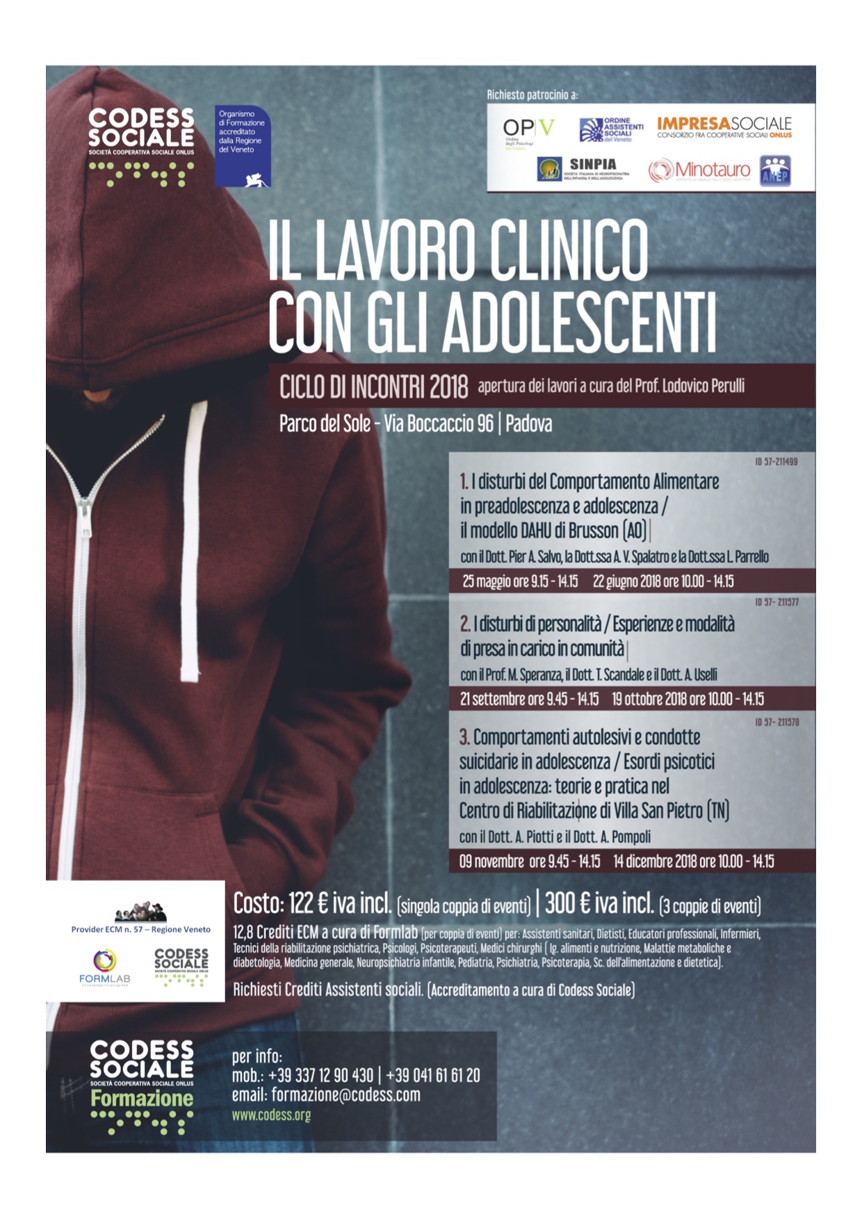 il lavoro clinico con gli adolescenti.
